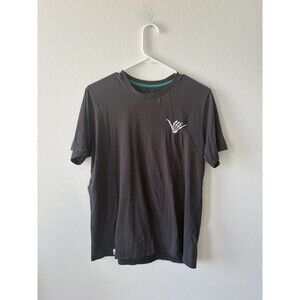 Sendero Dark Gray Skeleton Hand Embroidered Front Tranquilo Men’s T-Shirt Size M